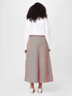 PERSONA BY MARINA RINALDI Jupes Longues Jupe CIAO Femme Orange -Parfaite Jupe 74fab880da5fbe3da229af6561036996