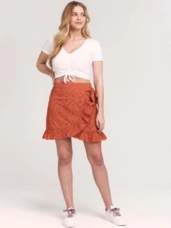 Shiwi Mini-jupes Jupe CAPE TOWN Femme Rouille -Parfaite Jupe 75d0beb5b91541400f2a7d263755361a