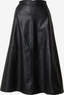 Herrlicher Jupes En Cuir Jupe Inala Femme Noir