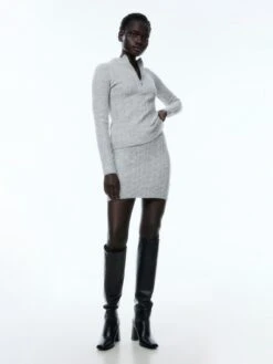 EDITED Mini-jupes Jupe Zenta Femme Gris Chiné 10 EDITED Mini-jupes Jupe Zenta Femme Gris Chiné -Parfaite Jupe 76406cb8060058f7fbb096ad57a9ea6c