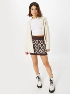 Glamorous Mini-jupes Jupe Femme Marron -Parfaite Jupe 76d4c83ce587c60d56d74030bb78a888