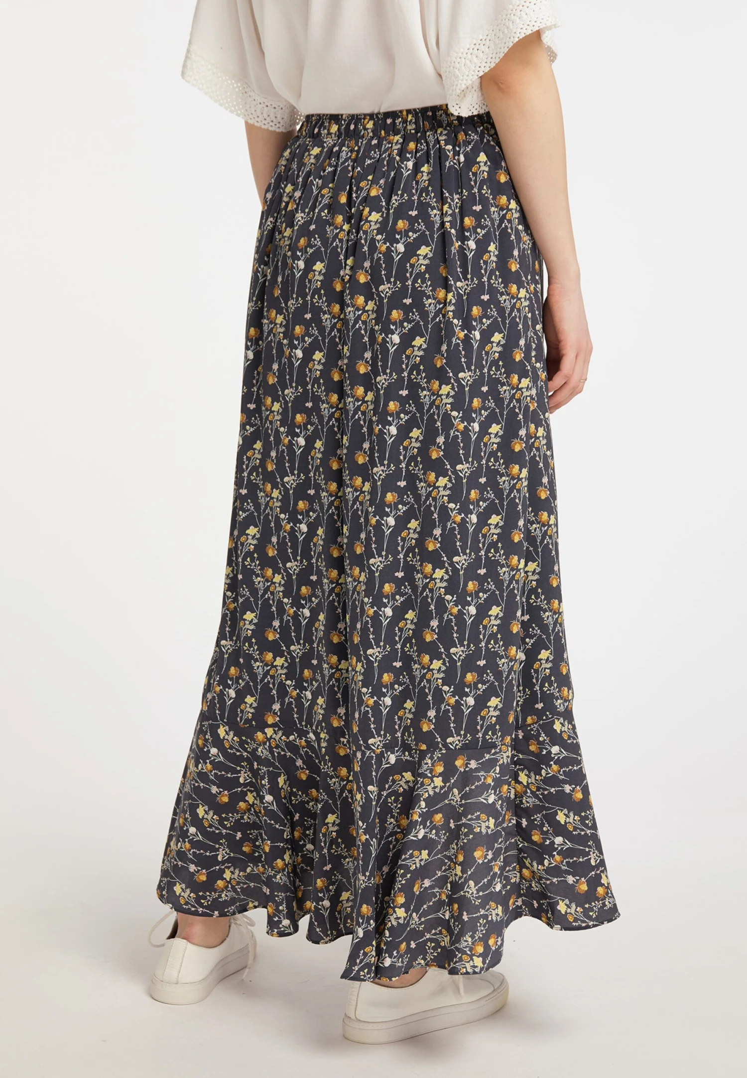 DreiMaster Vintage Jupes Longues Jupe Femme Graphite 5 DreiMaster Vintage Jupes Longues Jupe Femme Graphite – Image 3