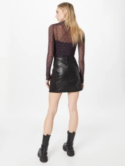 About You Jupes En Cuir Jupe Tatjana Femme Noir -Parfaite Jupe 7b3f374acad54b611217edd43f4f3b30