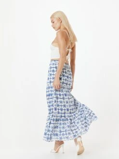 MAISON 123 Jupes Longues Jupe AIDA Femme Blanc -Parfaite Jupe 7cd247f9963a5f395b014ea44bd8fda8