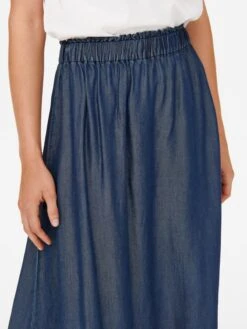 ONLY Jupes Longues Jupe Pema Femme Bleu -Parfaite Jupe 7f0836026ebf5defc92789072713531c
