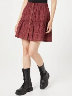 About You Mini-jupes Jupe Isabella Femme Bordeaux -Parfaite Jupe 800596c8fc7f9855abdd60be29899733