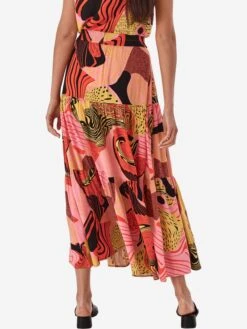 Jupes Longues Jupe RABIA Femme Mélange De Couleurs -Parfaite Jupe 80d69150573dad706a39bcc288014882