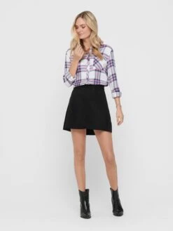 ONLY Jupes En Cuir Jupe Onllinea Femme Noir -Parfaite Jupe 810366ef675e614748df3ccaa99e9eaf