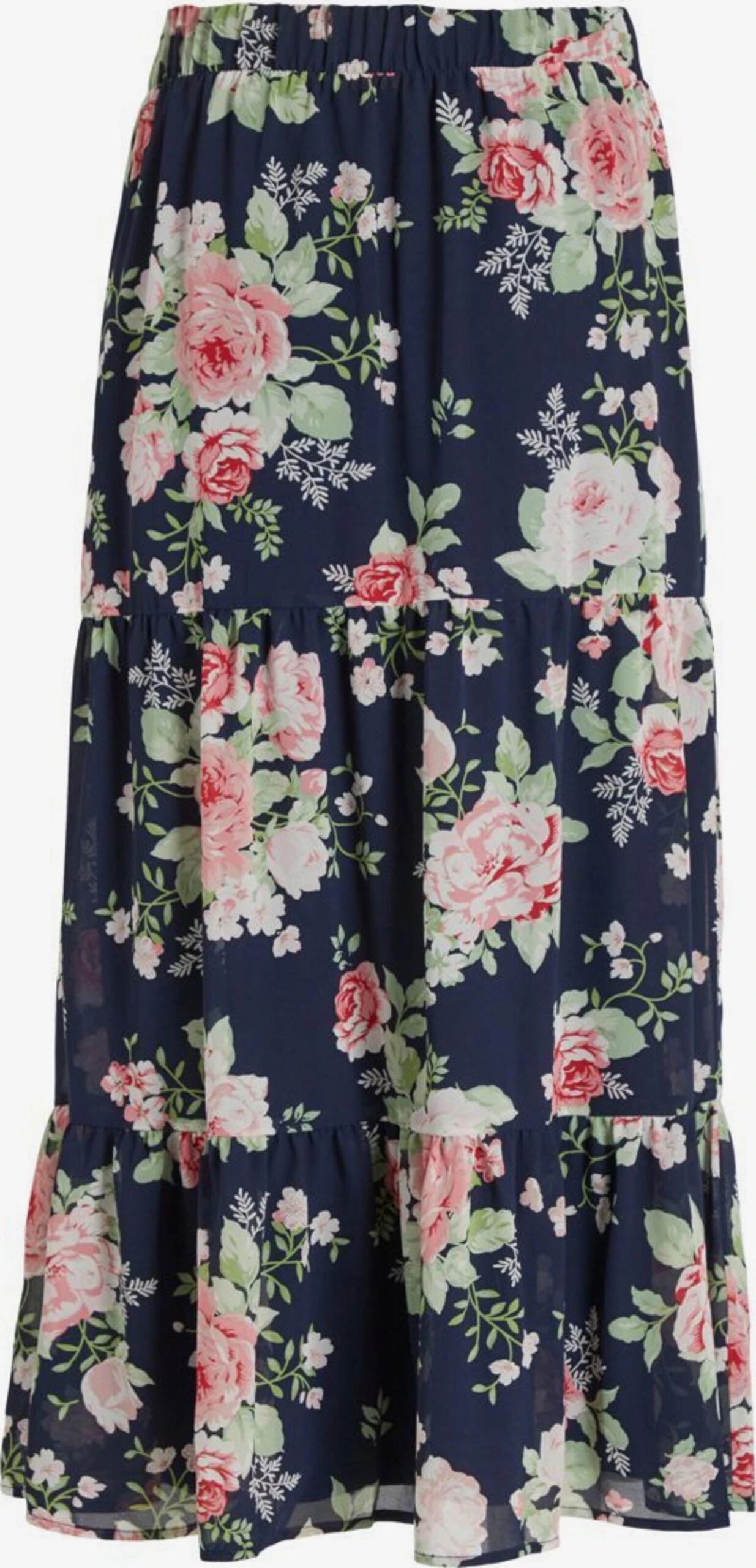 Vila Jupes Longues Jupe Femme Bleu 4 Vila Jupes Longues Jupe Femme Bleu – Image 2