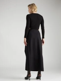 Monki Jupes Longues Jupe Femme Noir -Parfaite Jupe 8361489b356adbe2ef8bc5bba6b5d892
