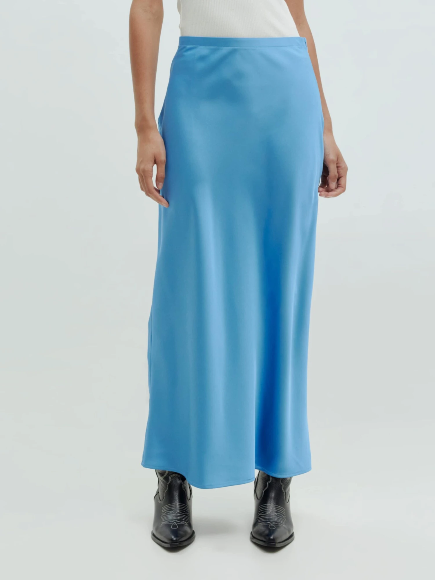 EDITED Jupes Longues Jupe Silva Femme Bleu 5 EDITED Jupes Longues Jupe Silva Femme Bleu – Image 3