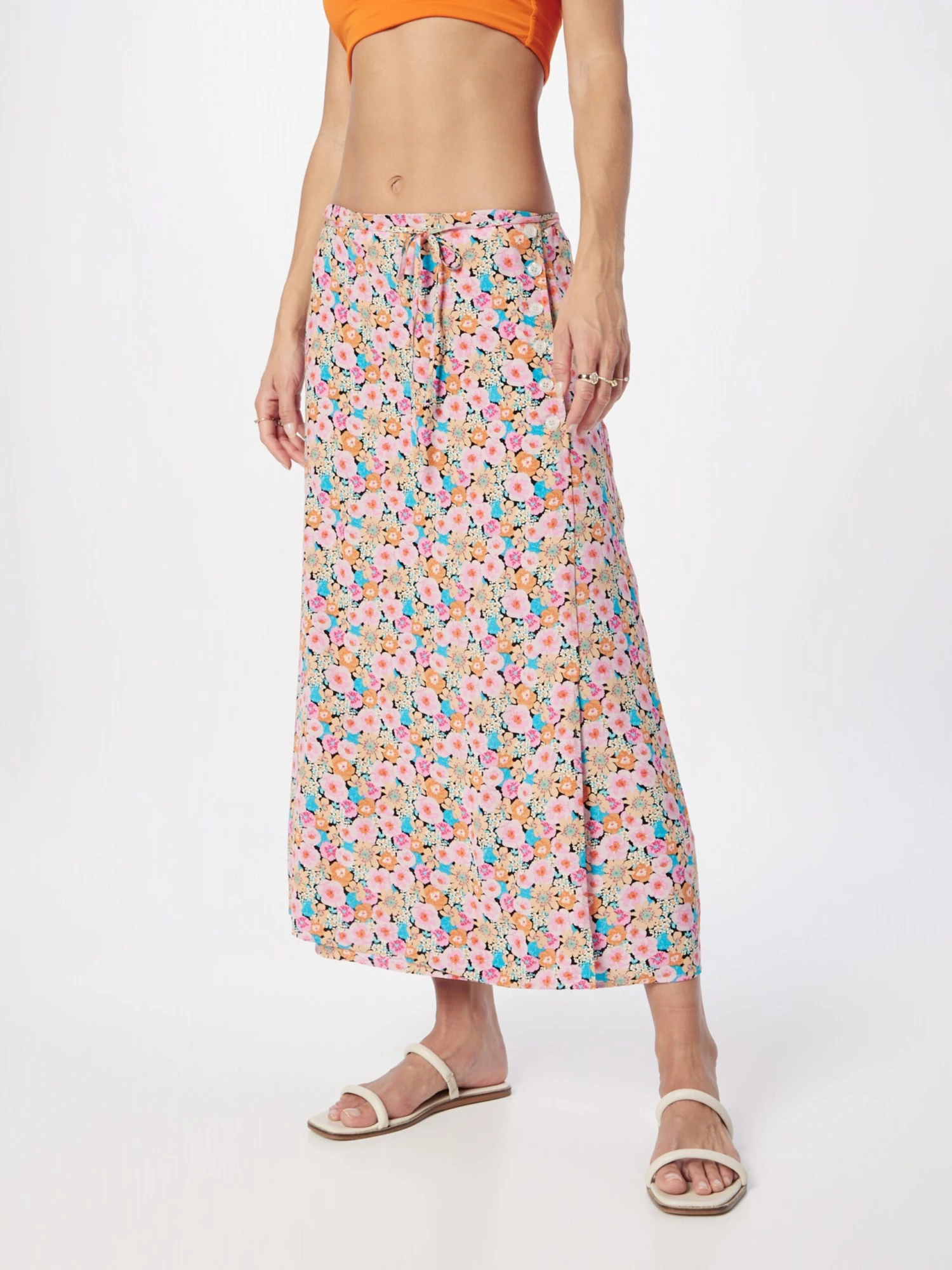 Jupes Longues Jupe ORANGE BLOSSOM Femme Orange / Orange Pastel 5 Jupes Longues Jupe ORANGE BLOSSOM Femme Orange / Orange Pastel – Image 3