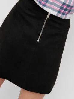 ONLY Jupes En Cuir Jupe Onllinea Femme Noir -Parfaite Jupe 878a7278547cc0d756975eec9e38e8fb