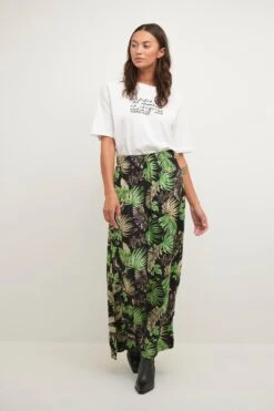 Kaffe Jupes Longues Jupe Lulu Femme Menthe / Vert Foncé -Parfaite Jupe 883e815f4481135b1a57c0ca216b06a0