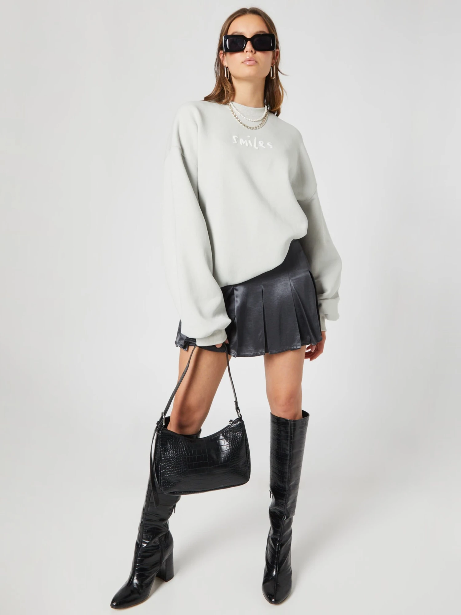 Mini-jupes Jupe FREYA Femme Gris 7 Mini-jupes Jupe FREYA Femme Gris – Image 5