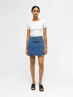 Object Mini-jupes Jupe Harlow Femme Bleu -Parfaite Jupe 8fb1e88d6c08547e18376dfc3005262a