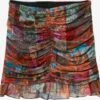 Desigual Mini-jupes Jupe BORA Femme Mélange De Couleurs -Parfaite Jupe 90ee82ae8e9d582ce4d28fefccc686a6