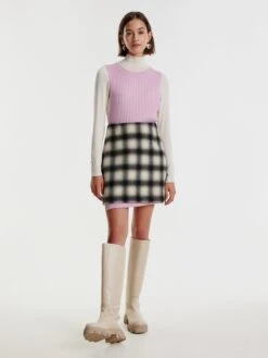 EDITED Mini-jupes Jupe Josie Femme Beige -Parfaite Jupe 93b3e347a3d3efbb81284beb5335c613