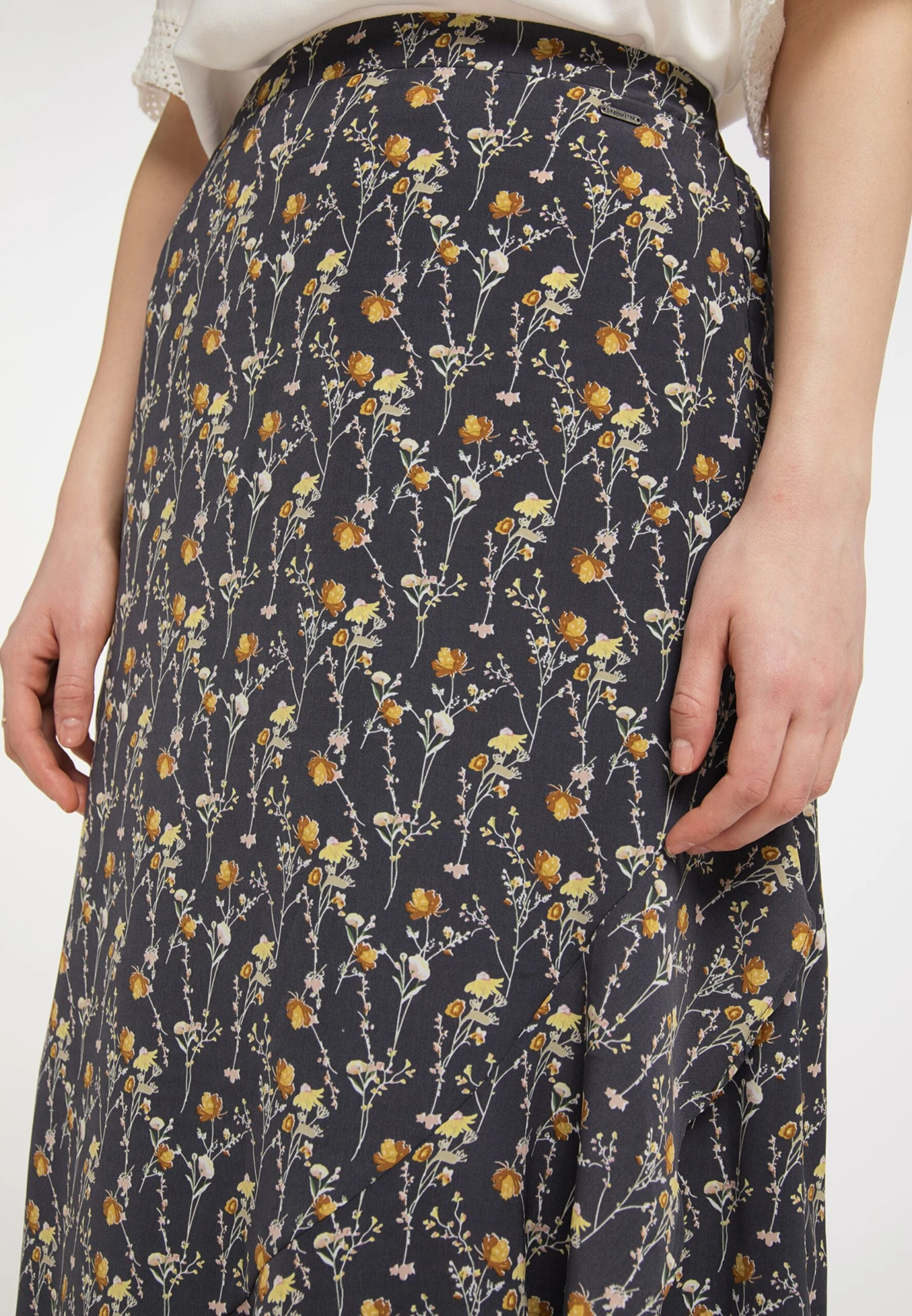 DreiMaster Vintage Jupes Longues Jupe Femme Graphite 7 DreiMaster Vintage Jupes Longues Jupe Femme Graphite – Image 5