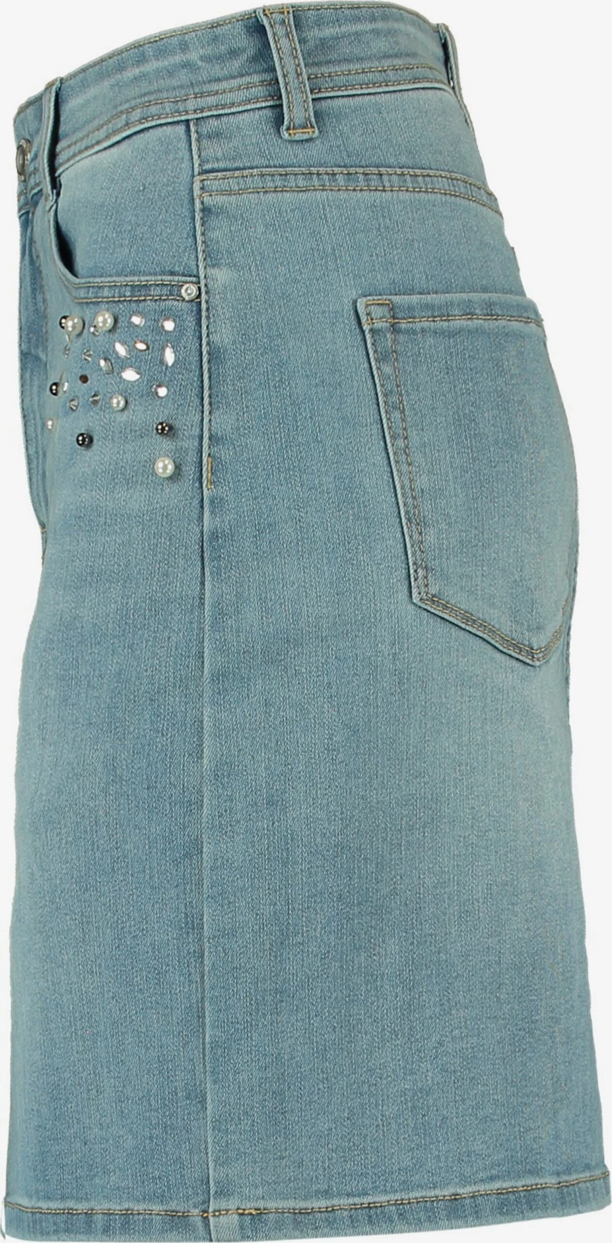 Mini-jupes Jupe Deena Femme Bleu 4 Mini-jupes Jupe Deena Femme Bleu – Image 2