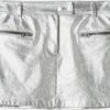 BERSHKA Mini-jupes Jupe Femme Argent -Parfaite Jupe 97c9653fbab9138250f3f4be272ea459