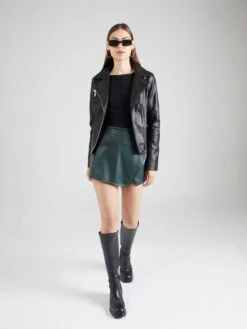 About You Jupes En Cuir Jupe Lucky Femme Vert Foncé -Parfaite Jupe 9867af2323ac87965e13f5a0c0bd9c79