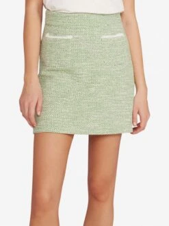 MORE&MORE Mini-jupes Jupe Femme Vert -Parfaite Jupe 98c0708fb0519eb95ae595ddda69554e