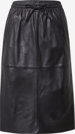 Oakwood Jupes En Cuir Jupe BAMBA Femme Noir