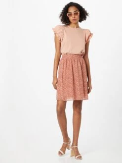 Kaffe Mini-jupes Jupe Zandra Femme Melon -Parfaite Jupe a33c280f539b2547238a94b9ec1dc7d1