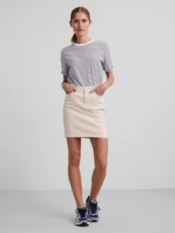 Pieces Mini-jupes Jupe LILI Femme Blanc -Parfaite Jupe a4c1d802af0a56a1e95677c2446a1988