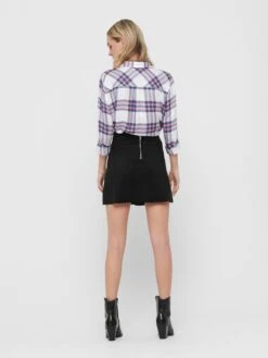 ONLY Jupes En Cuir Jupe Onllinea Femme Noir -Parfaite Jupe a6bb3a4298f4082223f6a99e46156d89