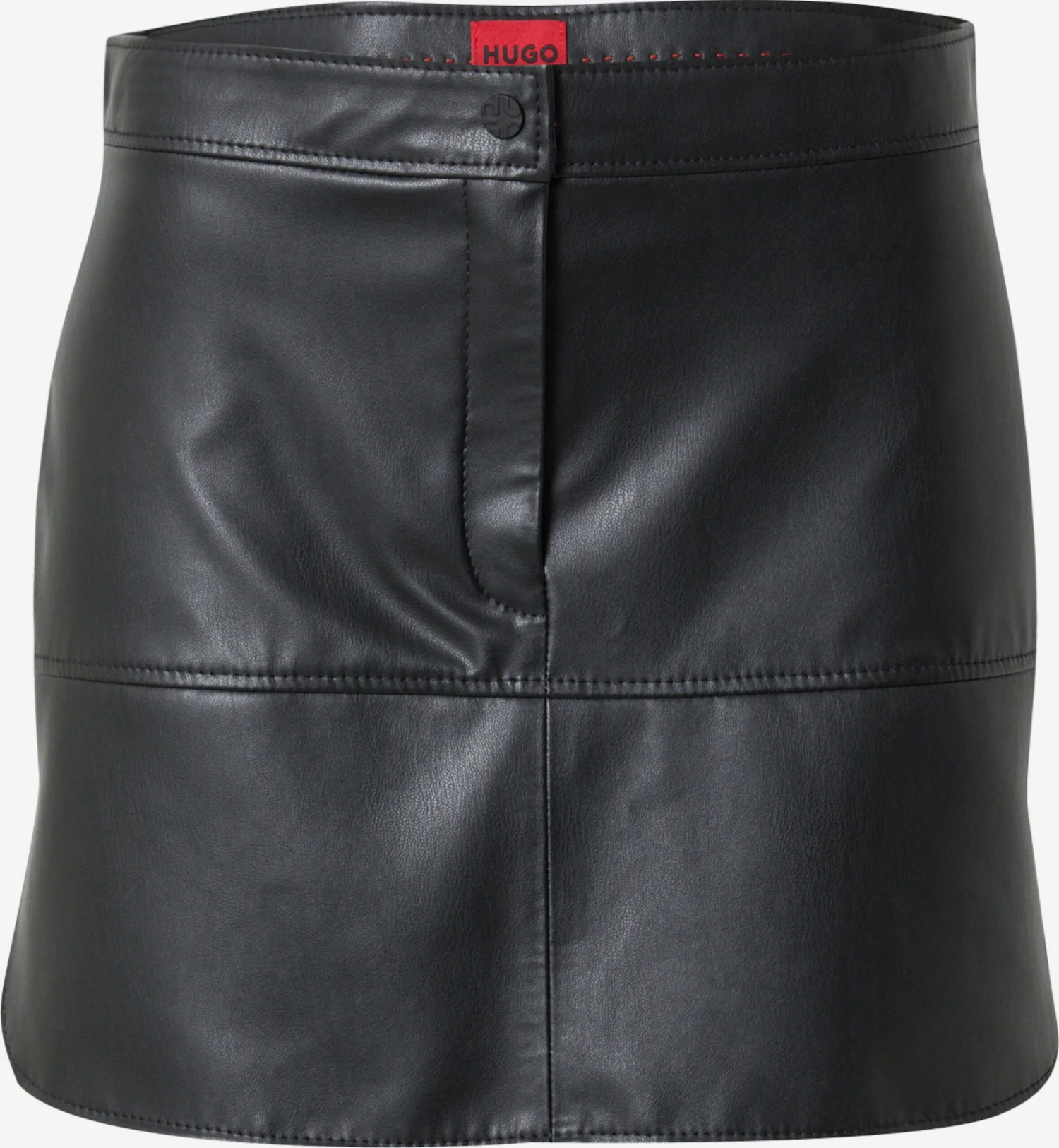 Hugo Jupes En Cuir Jupe Rajana-1 Femme Noir 3 Hugo Jupes En Cuir Jupe Rajana-1 Femme Noir