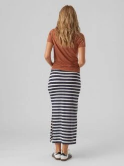 Mamalicious Jupes Longues Jupe Mia Femme Bleu Nuit -Parfaite Jupe acc2036965dd01f6488afb8a8485f6ba