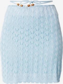 Mini-jupes Jupe French Braid Femme Bleu Clair