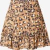 COLOURFUL REBEL Mini-jupes Jupe Carey Femme Cognac / Noisette 2 COLOURFUL REBEL Mini-jupes Jupe Carey Femme Cognac / Noisette -Parfaite Jupe b18f00f3274923bab6557d6f284132e2