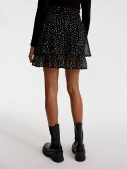 EDITED Mini-jupes Jupe Magnolia Femme Noir / Blanc -Parfaite Jupe b2c388dcd7a689d20caba00677190068