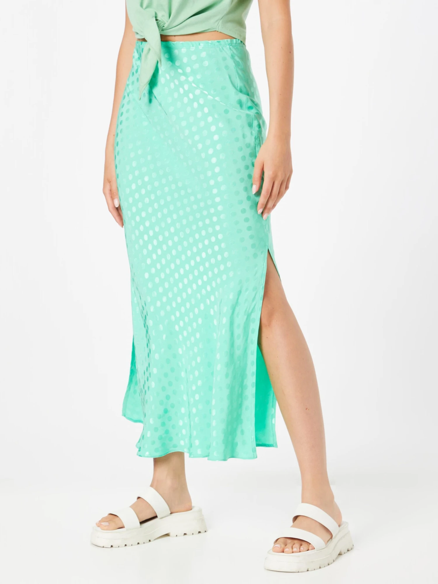 RIVER ISLAND Jupes Longues Jupe Femme Aqua 5 RIVER ISLAND Jupes Longues Jupe Femme Aqua – Image 3