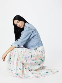 Abercrombie & Fitch Jupes Longues Jupe PRIDE Femme Blanc -Parfaite Jupe b960614b27ab9dd16441320b50de1387