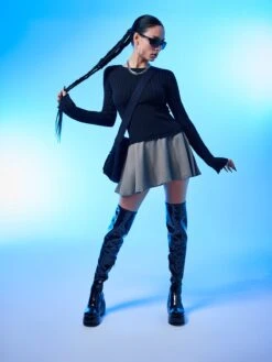 Mini-jupes Jupe Sonja Femme Kaki -Parfaite Jupe b97cbda6701da2a70577a591d0342880