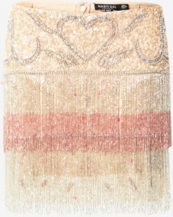 NASTY GAL Mini-jupes Jupe Femme Beige / Nude / Sable