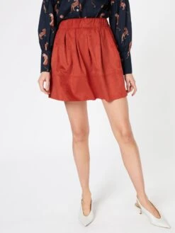 Moves Mini-jupes Jupe Kia Femme Rouge Rouille -Parfaite Jupe bfdc2721f326274555e5be25e18684c3