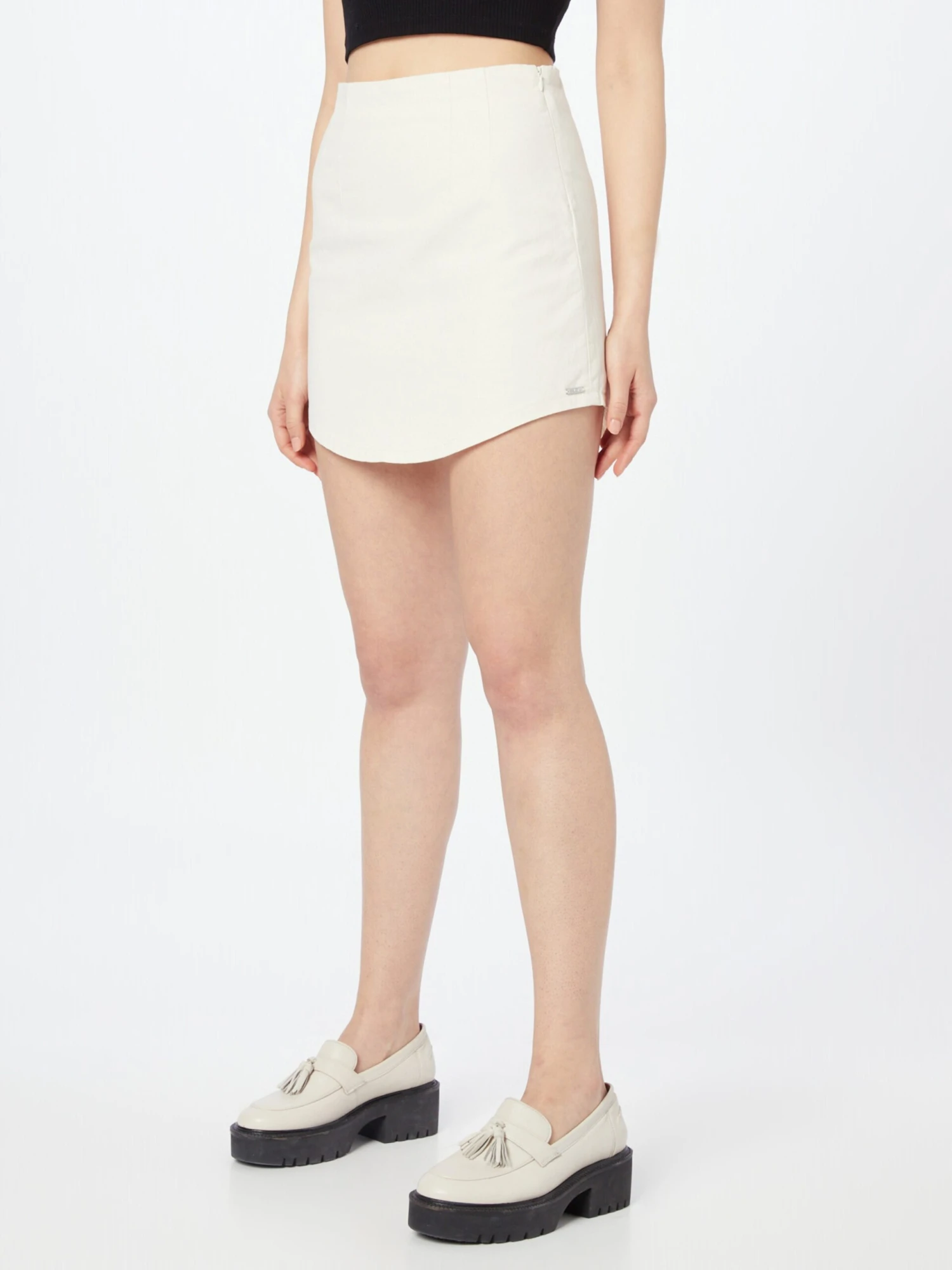 RVCA Mini-jupes Jupe Femme Ivoire 5 RVCA Mini-jupes Jupe Femme Ivoire – Image 3