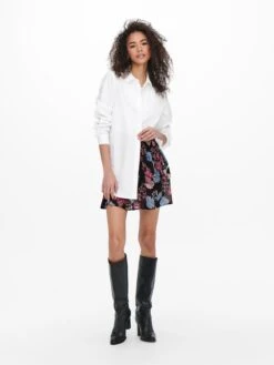 ONLY Mini-jupes Jupe Hanna Femme Noir -Parfaite Jupe c65db89bd35c37cc36de01a7ec1963ae