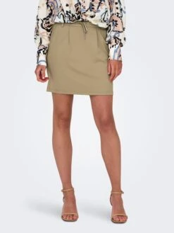 ONLY Mini-jupes Jupe Poptrash Femme Beige Foncé -Parfaite Jupe c7069303c45642be7ab1447dc91f43a9