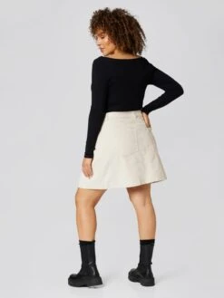 Mini-jupes Jupe Emelie Femme Blanc Cassé -Parfaite Jupe c855342ddc578cfc81cd5f2abe82e76d