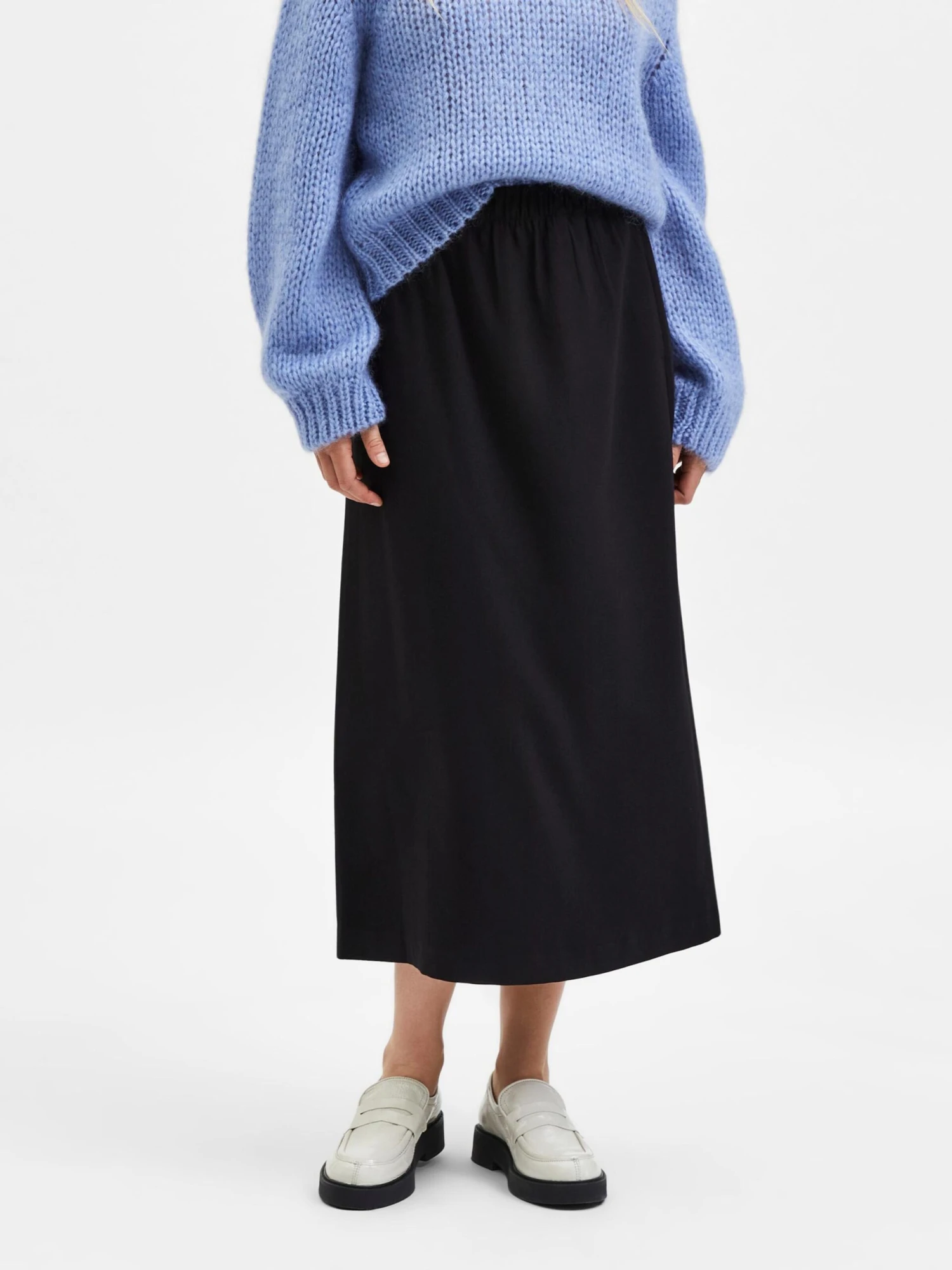 Selected Femme Jupes Longues Jupe Tinni Femme Noir 4 Selected Femme Jupes Longues Jupe Tinni Femme Noir – Image 2