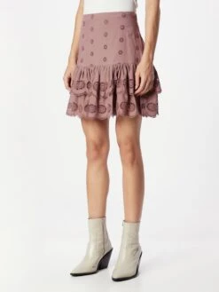 Mini-jupes Jupe HOLLA Femme Mauve -Parfaite Jupe c98949025dd8c5b006378e8bf419977f