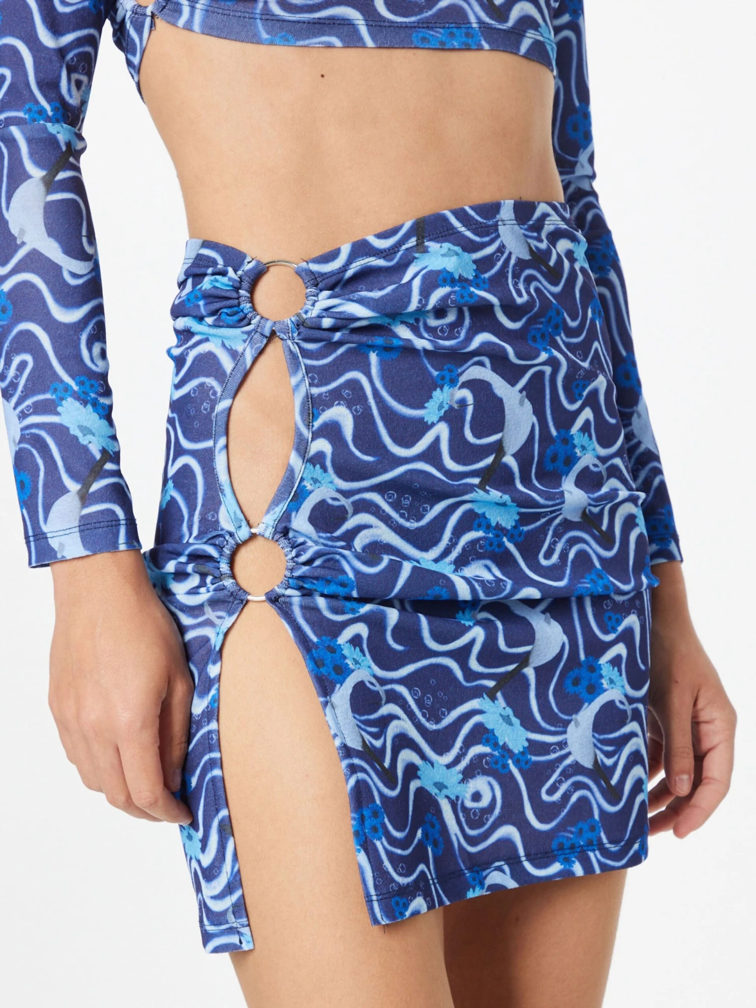 NASTY GAL Mini-jupes Jupe Femme Bleu Marine / Bleu Roi / Bleu Clair 4 NASTY GAL Mini-jupes Jupe Femme Bleu Marine / Bleu Roi / Bleu Clair – Image 2