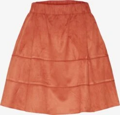 Noisy May Jupes En Cuir Jupe Femme Rouge Rouille