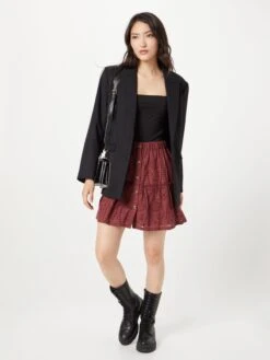 About You Mini-jupes Jupe Isabella Femme Bordeaux -Parfaite Jupe ca676180d9186cda81a2d84d82253f2c